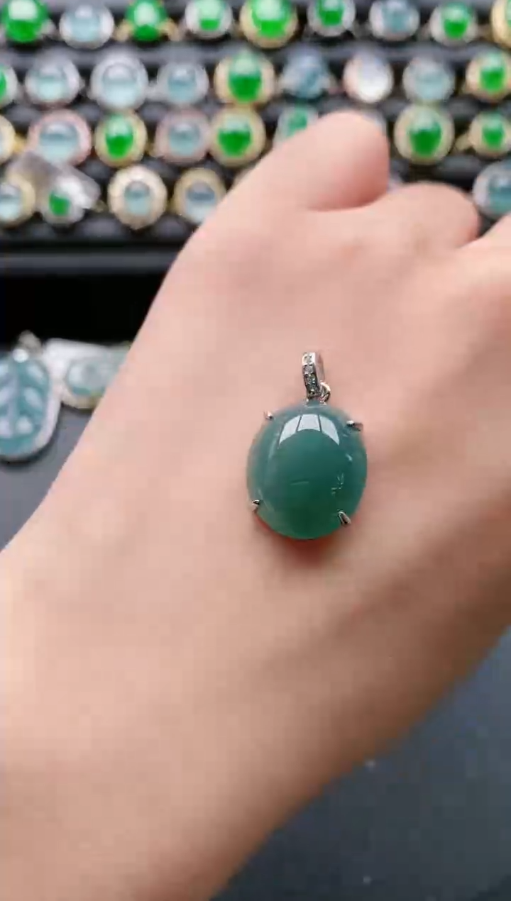 【闪购商品】翡翠戒指银S925镶嵌11111