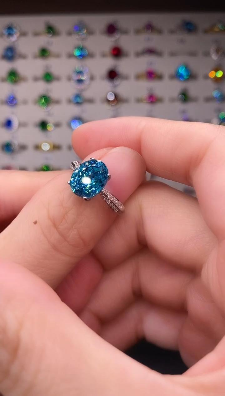 5克拉碧玺（处理）欧美风戒指