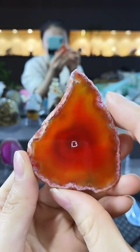 未镶嵌颈饰玛瑙/玉髓黄*娜玛瑙