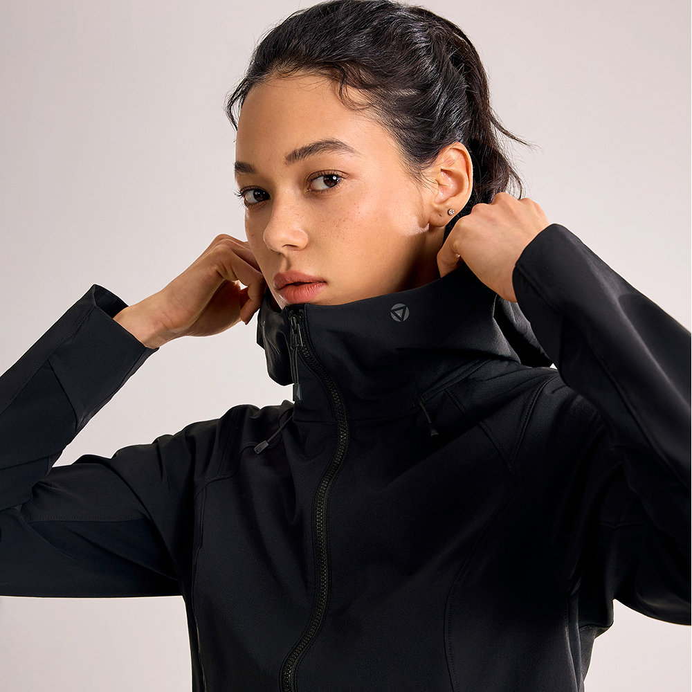 KAILAS凯乐石 M8连帽软壳外套高弹透汽徒步穿越运动软壳女款