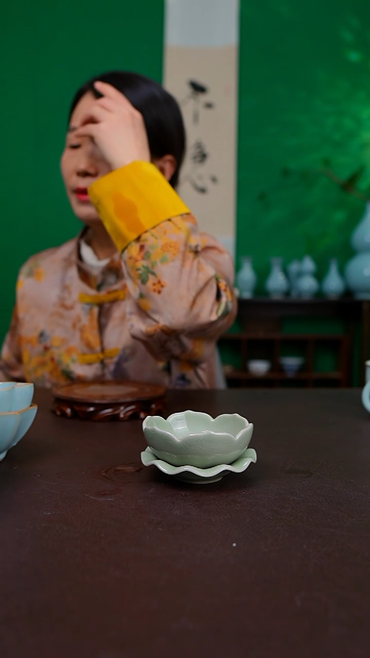 豆绿莲花茶漏不完美 简装