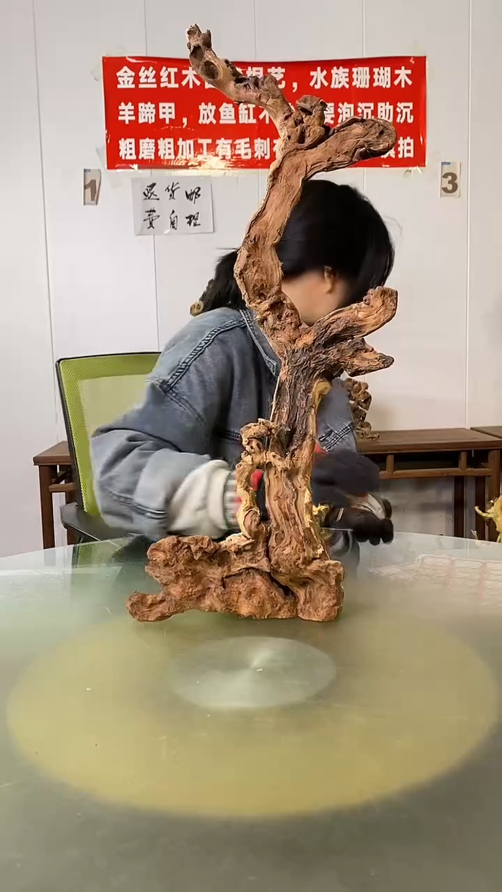 木坚***头金丝红木  羊蹄甲