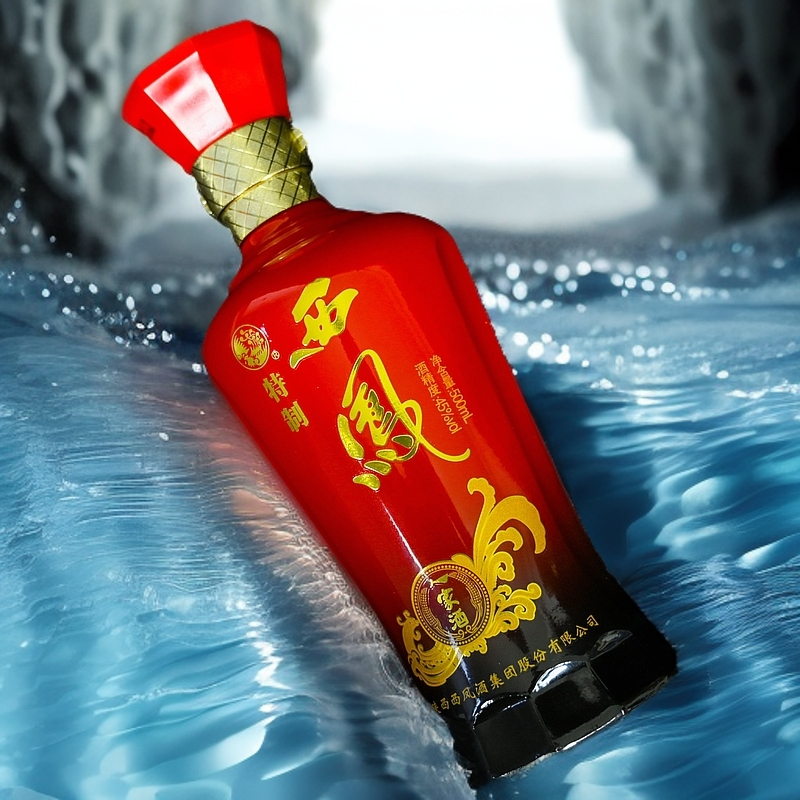 西凤精装凤香型白酒45度宴请喜酒整箱500ML*6瓶45度500ml 