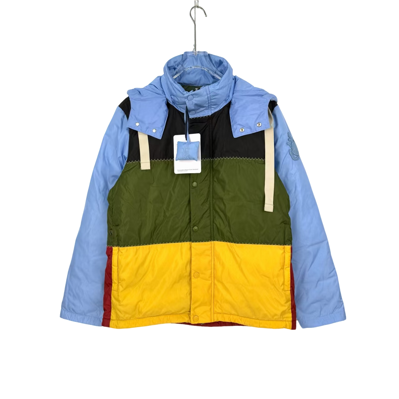 未使用 MONCLER 汤/P255231843/羽绒服(帽可拆卸) 1码