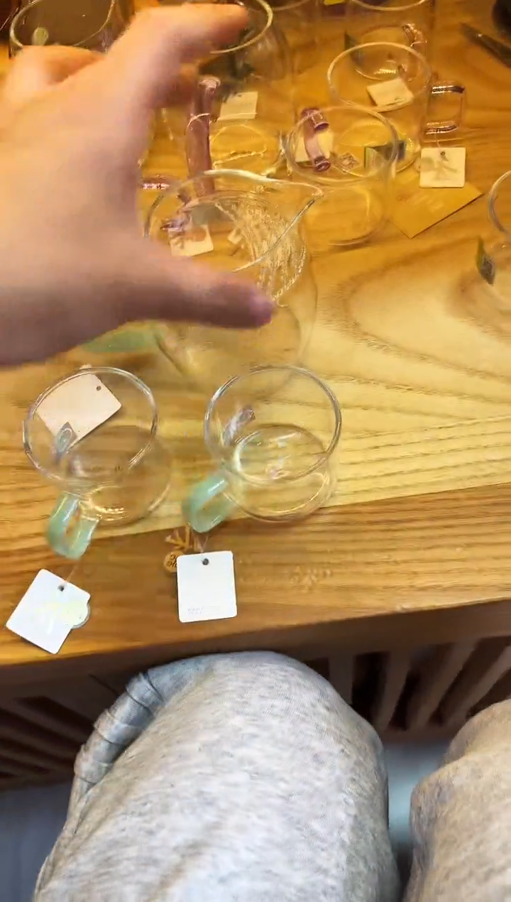 禾器/泰然茶海-月牙款/浅玉+清禾杯浅玉/一对