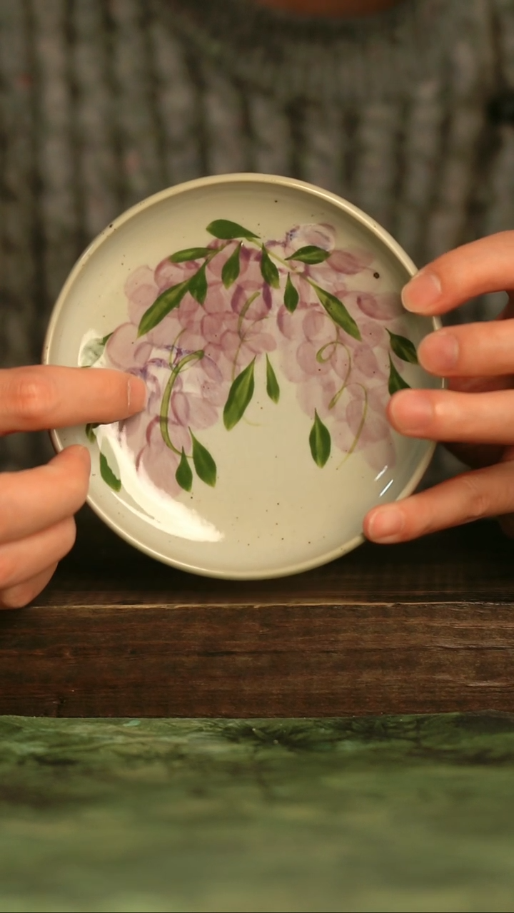手工手绘瓷器青诗集手工手绘瓷器