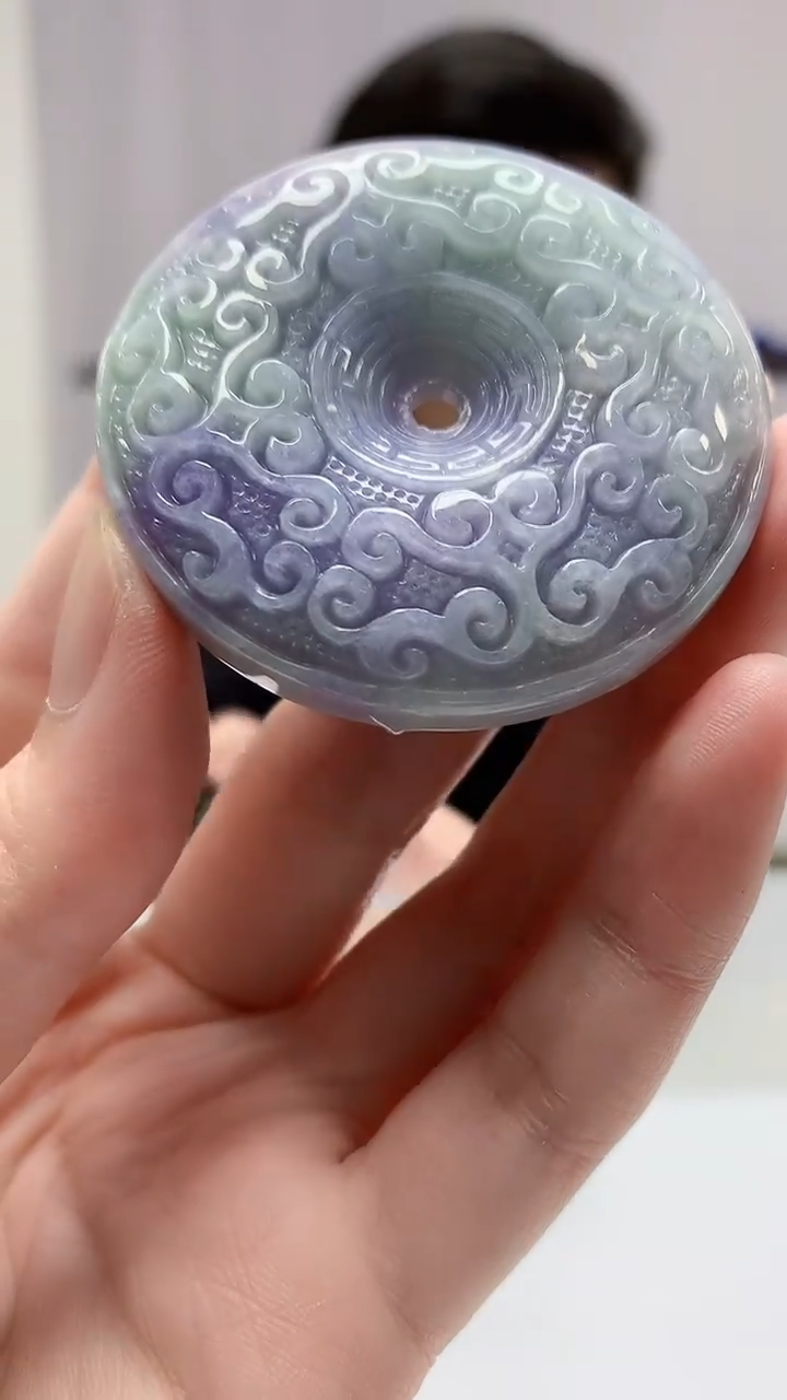 【闪购商品】定制翡翠未镶嵌4917zm-毛货挂件扣子65