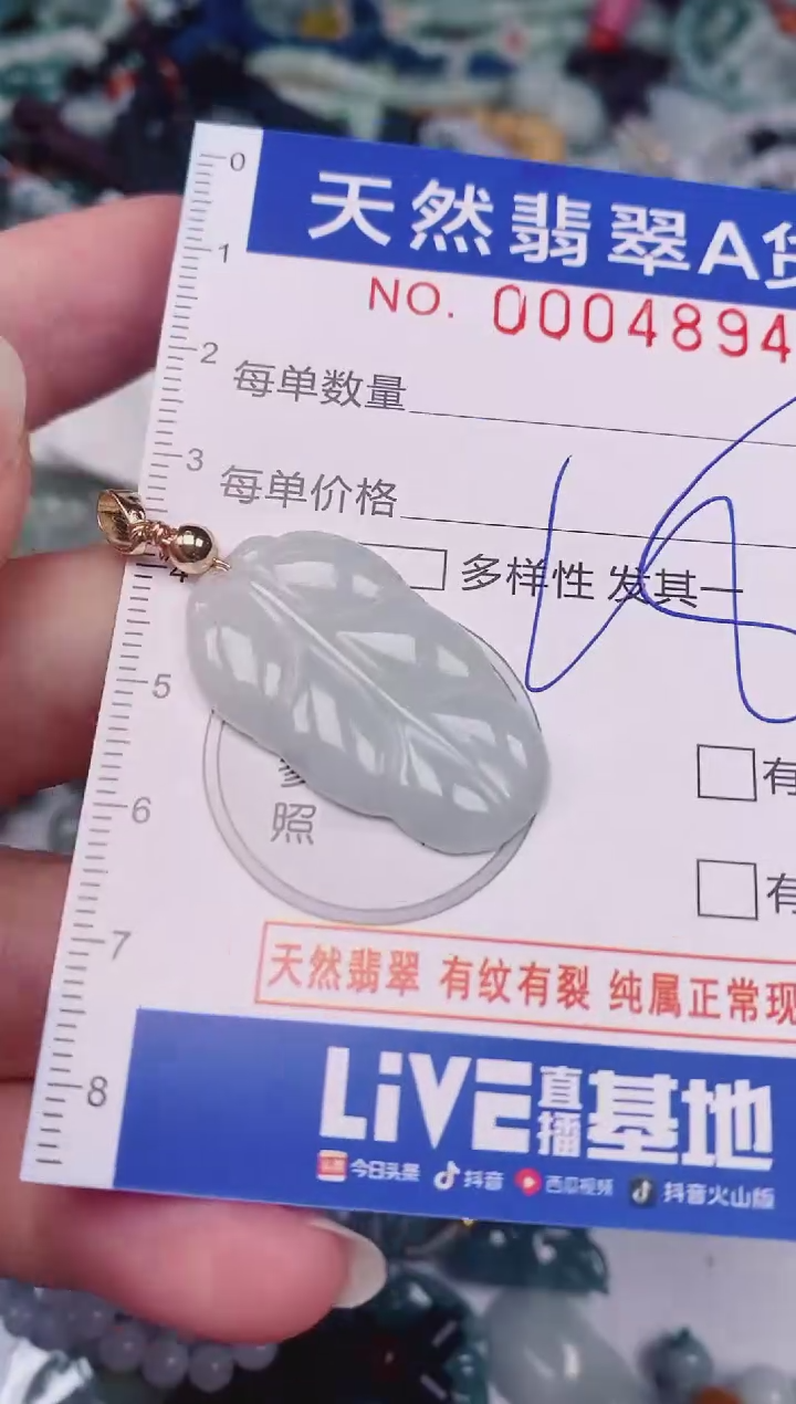 颈饰未镶嵌翡翠00004894