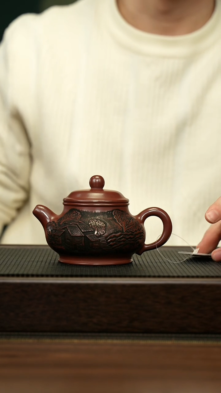 【闪购商品】紫砂茶壶宜兴原矿 手工 紫砂壶容量240CC