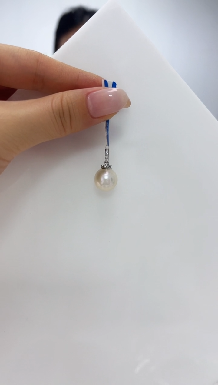 【闪购商品】淡水珍珠DA银S925镶嵌吊坠 B639