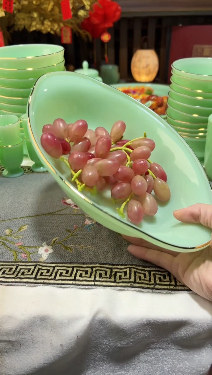 玉瓷 鱼盘1个景德镇陶瓷            