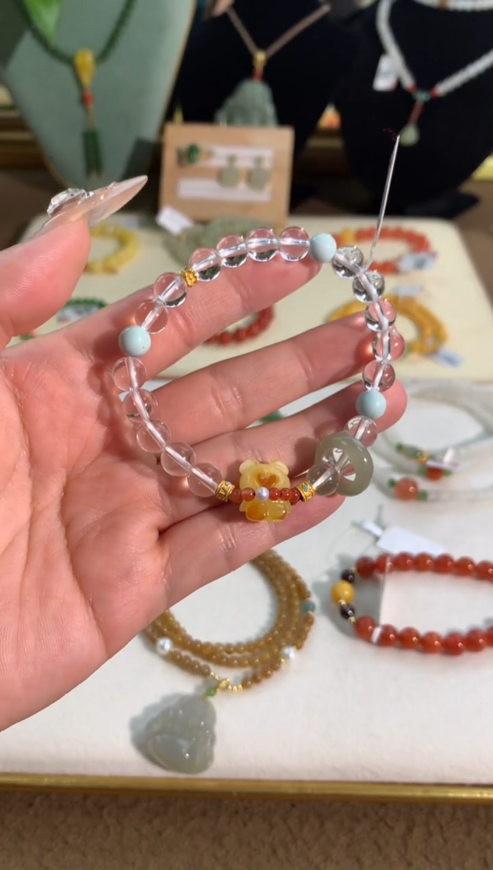 【闪购商品】水晶手链未镶嵌白水晶cs