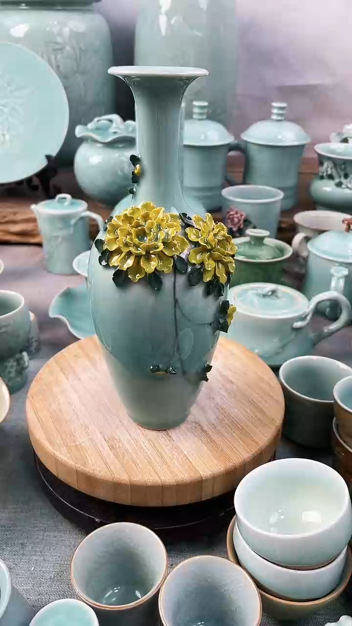 【闪购商品】纯手工 福利款 慧仙青瓷 瓷器 