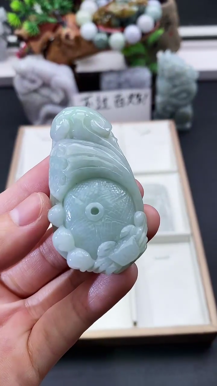 颈饰未镶嵌翡翠天然缅甸A货翡翠