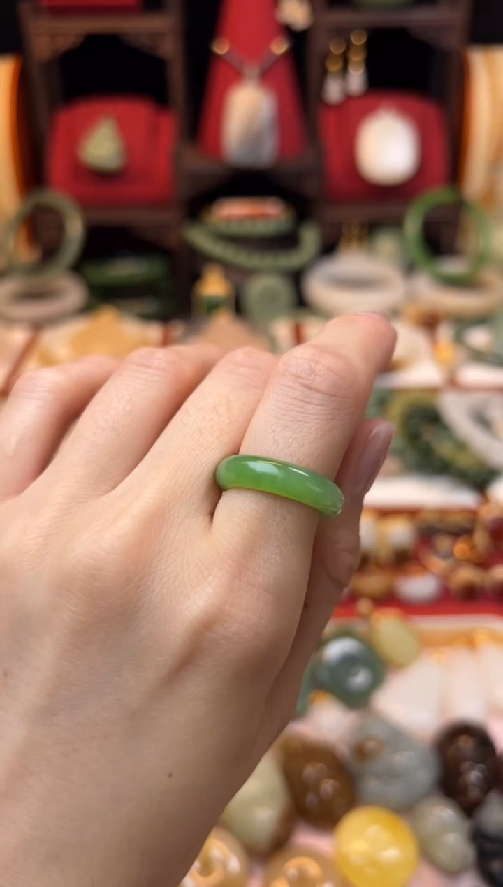 【闪购商品】和田玉戒指未镶嵌11