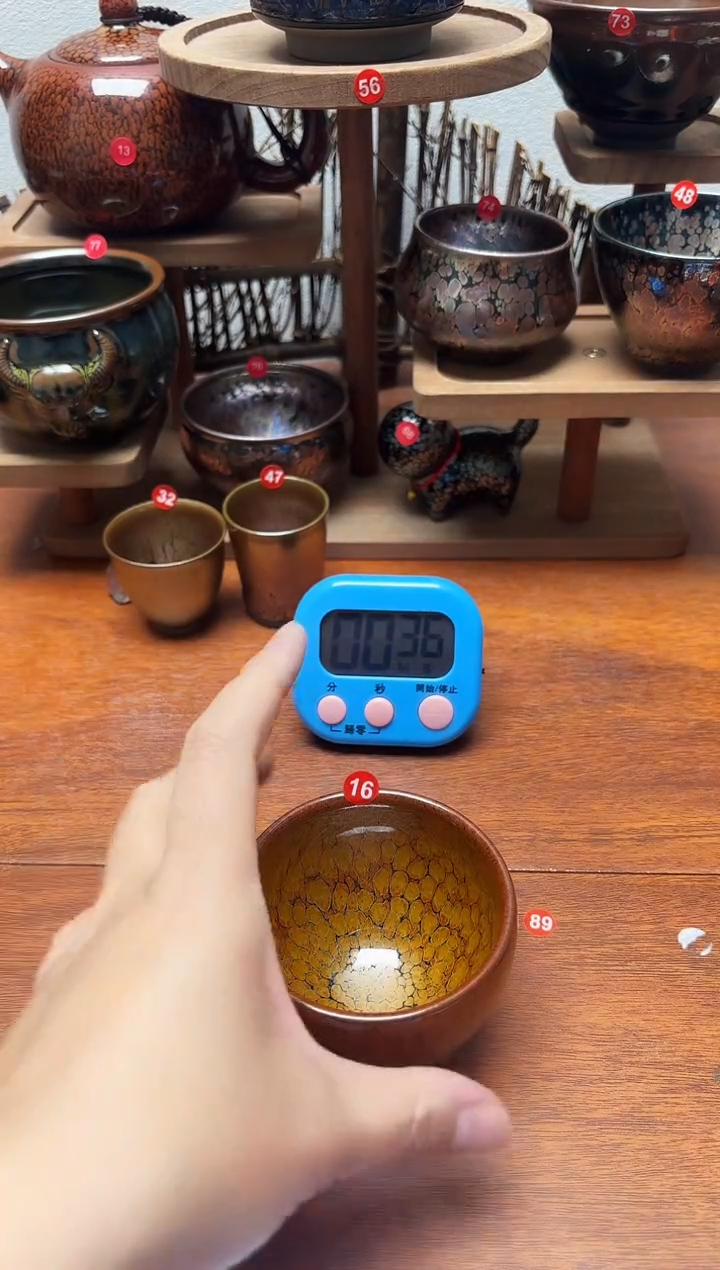 茶盏居****码16号建盏工匠茶器