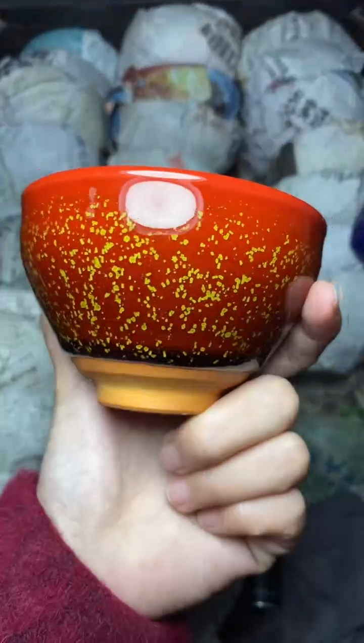 【闪购商品】茶盏锦上花 束口 盏三疯建盏茶器