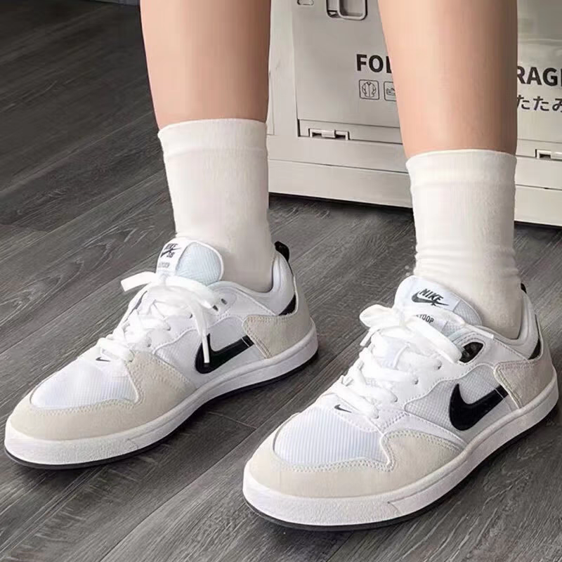 NIKE/耐克SB ALLEYOOP低帮女休闲小白鞋复古板鞋运动鞋CJ0883-100