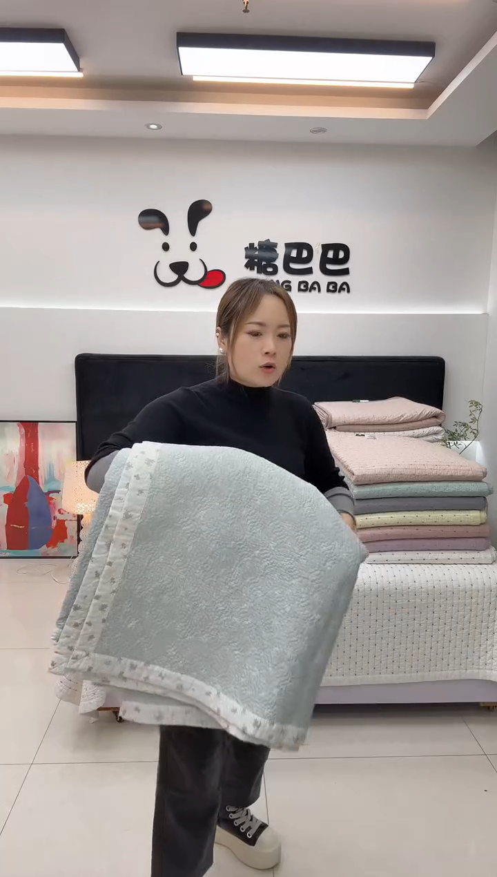 棉双面纯棉13070月光恋人220x240三件套