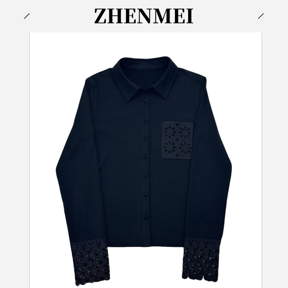 ZM25年新款冬季厚款时尚上衣方领袖口设计感T恤88103