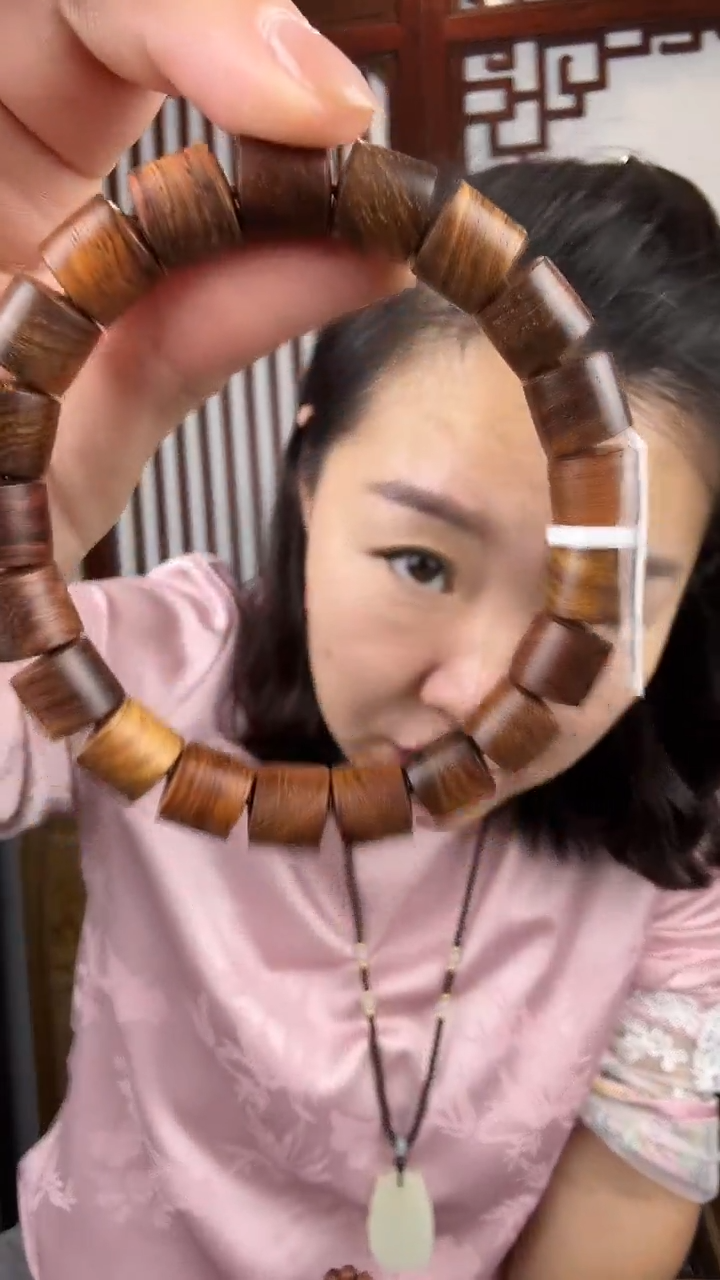 黄花梨/降香黄檀黄花梨卡1.0直切手串