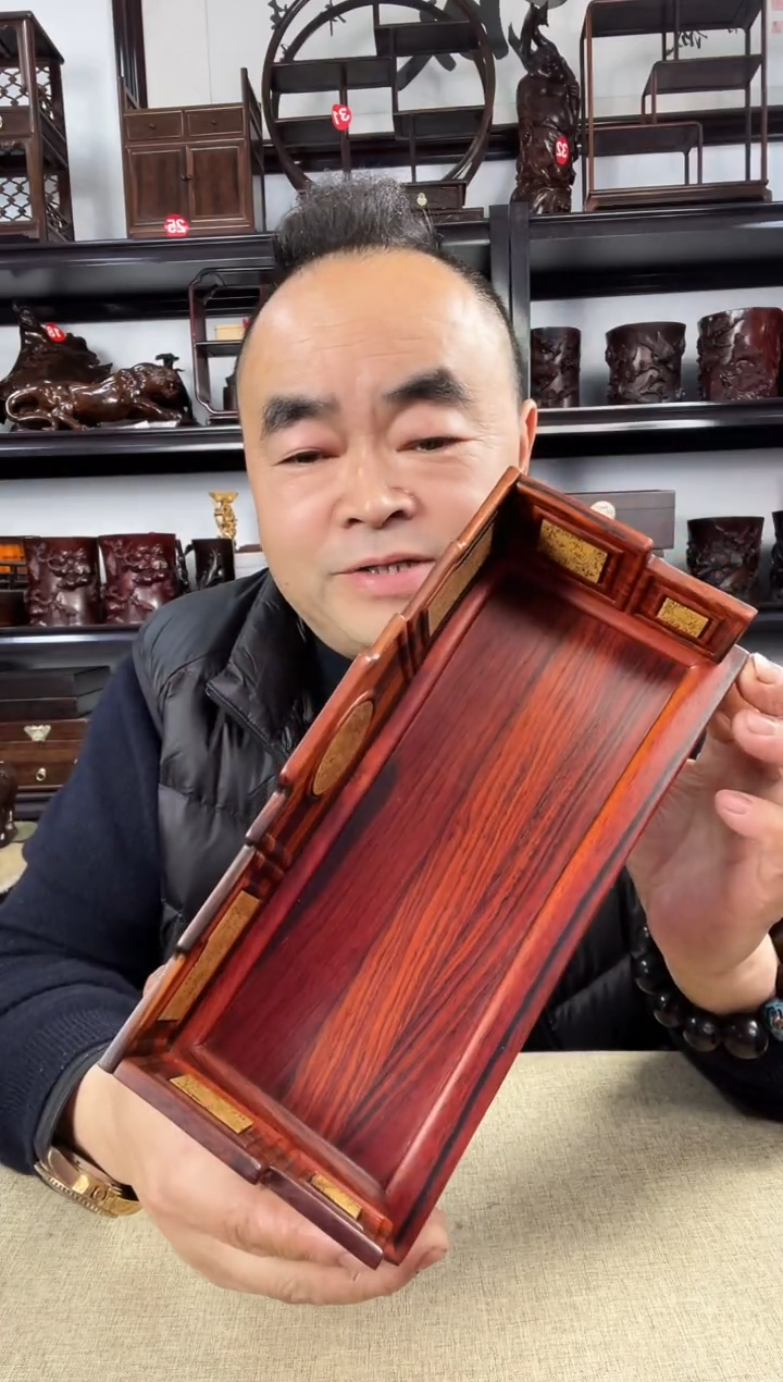 木老李红木工艺品678瑕疵