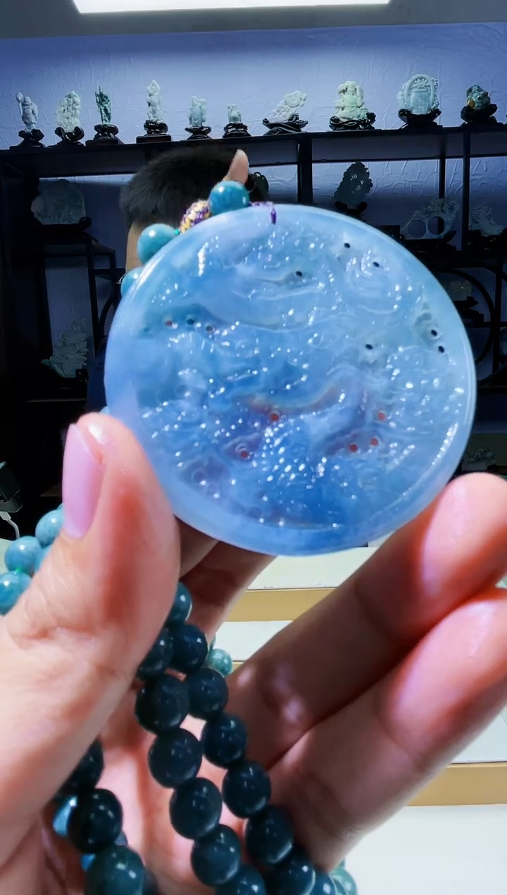 【闪购商品】定制翡翠未镶嵌毛货03050034多样性发其一