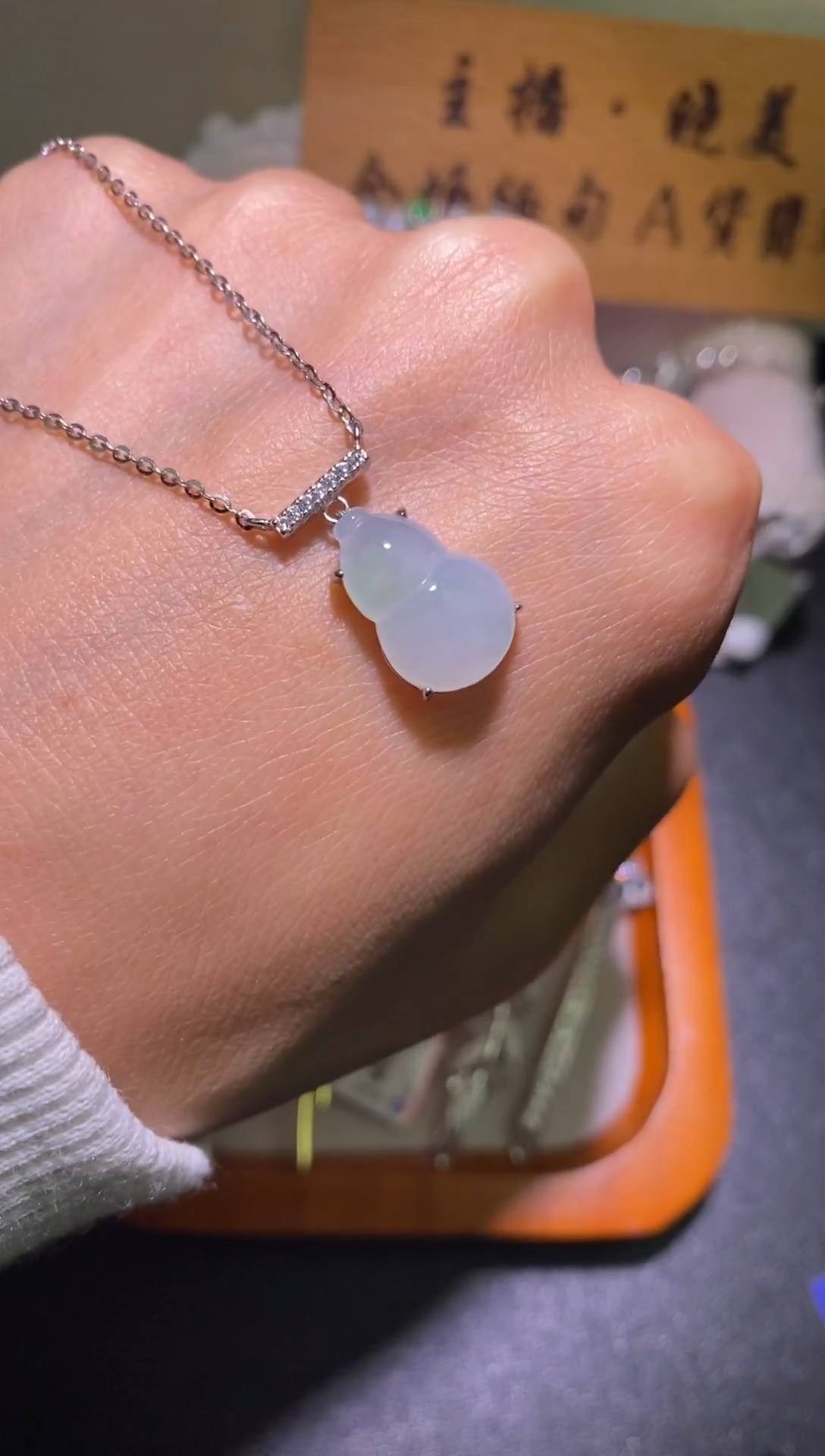 银S925镶嵌戒指翡翠058