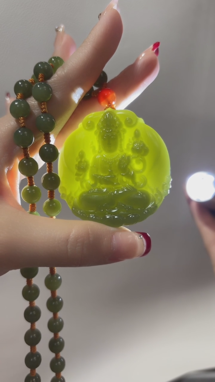 【闪购商品】和田玉吊坠未镶嵌观音