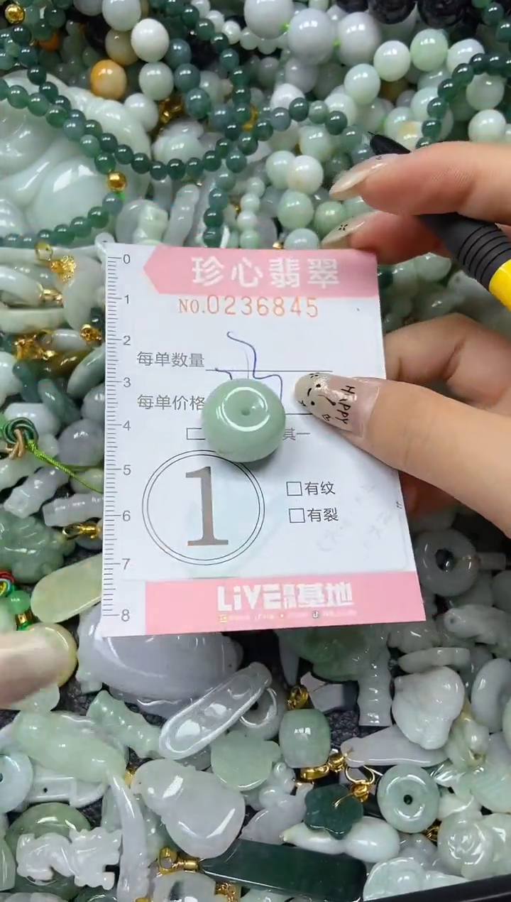 翡翠未镶嵌颈饰闪购0236845