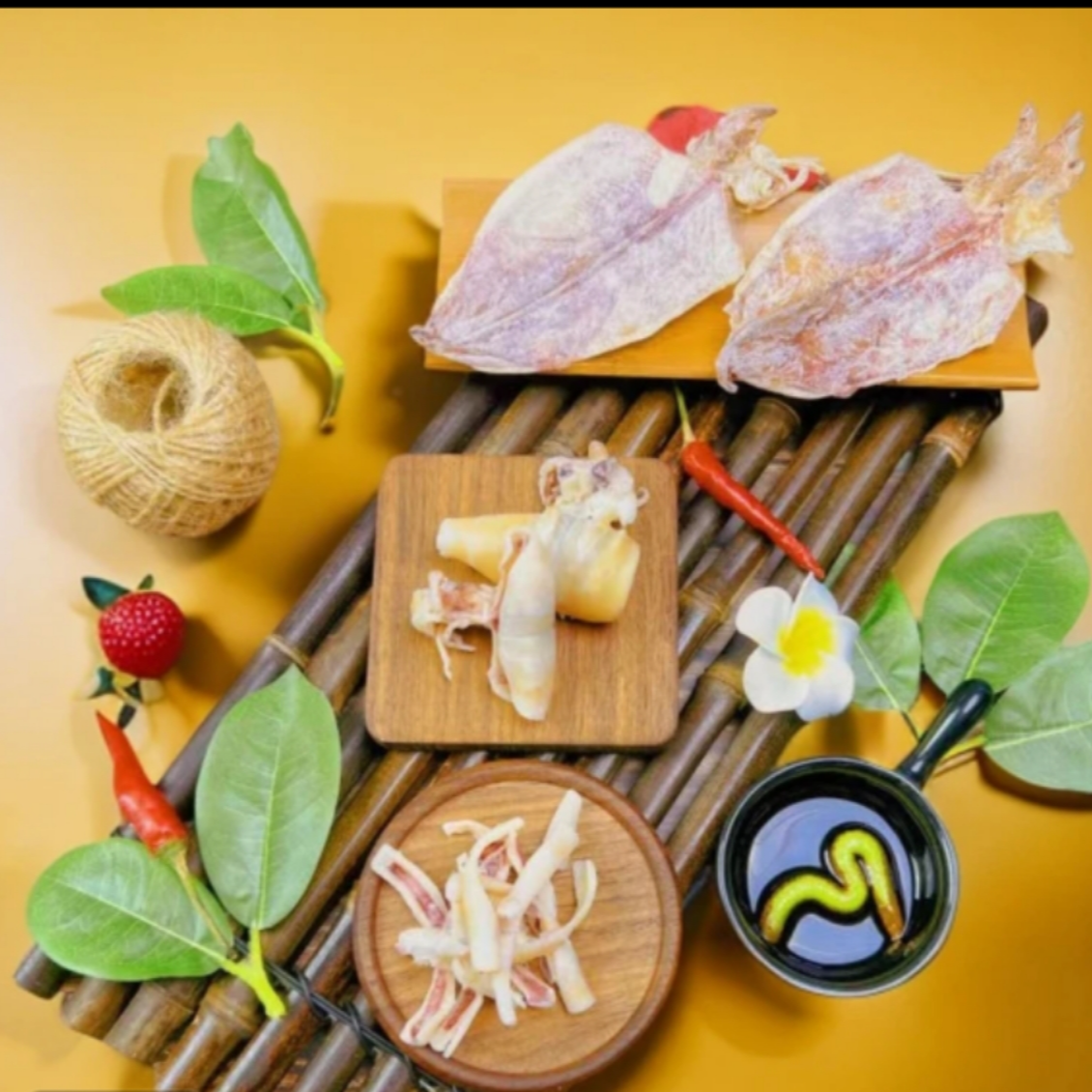 北海北部湾鱿鱼干海鲜干货特产可烧烤配芥末