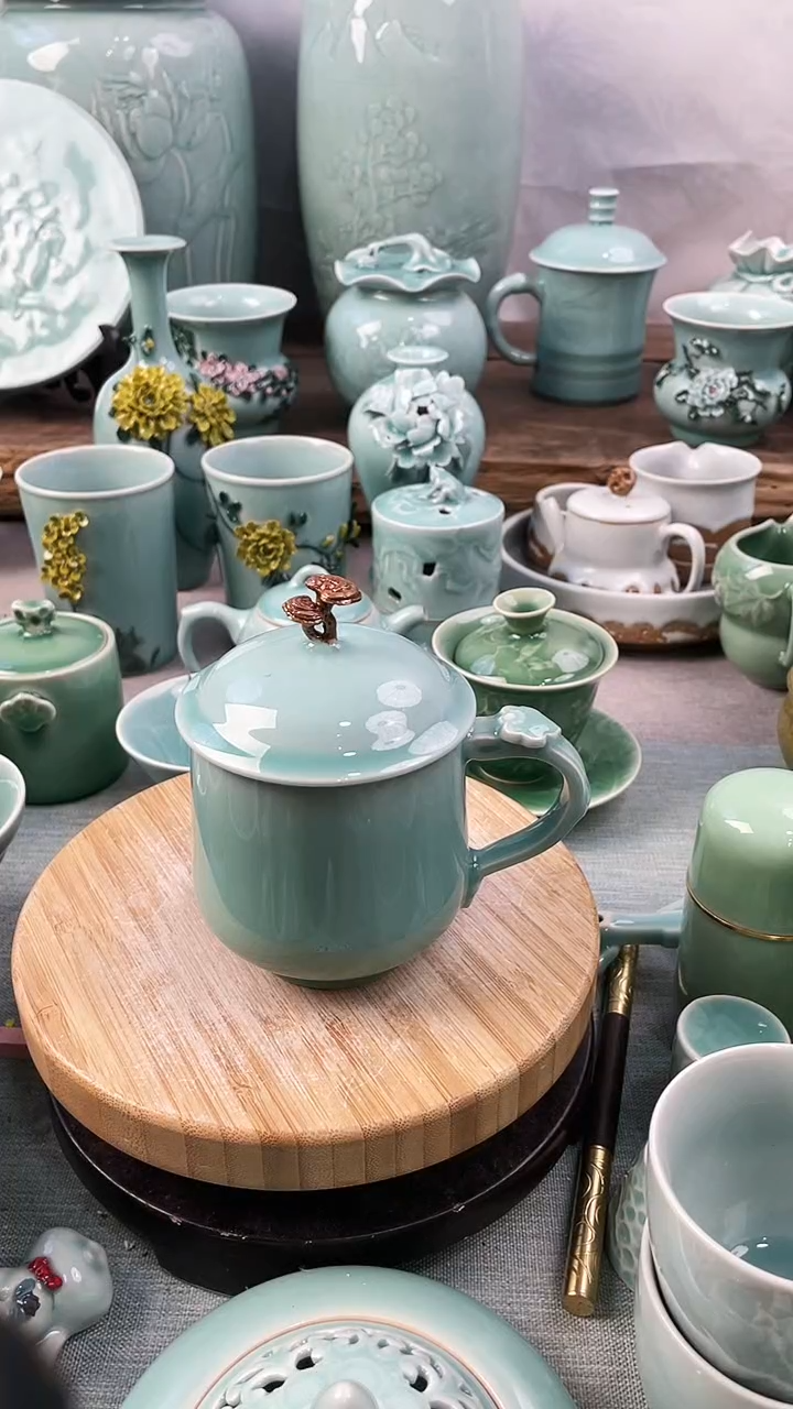 【闪购商品】特价 微瑕 慧仙青瓷