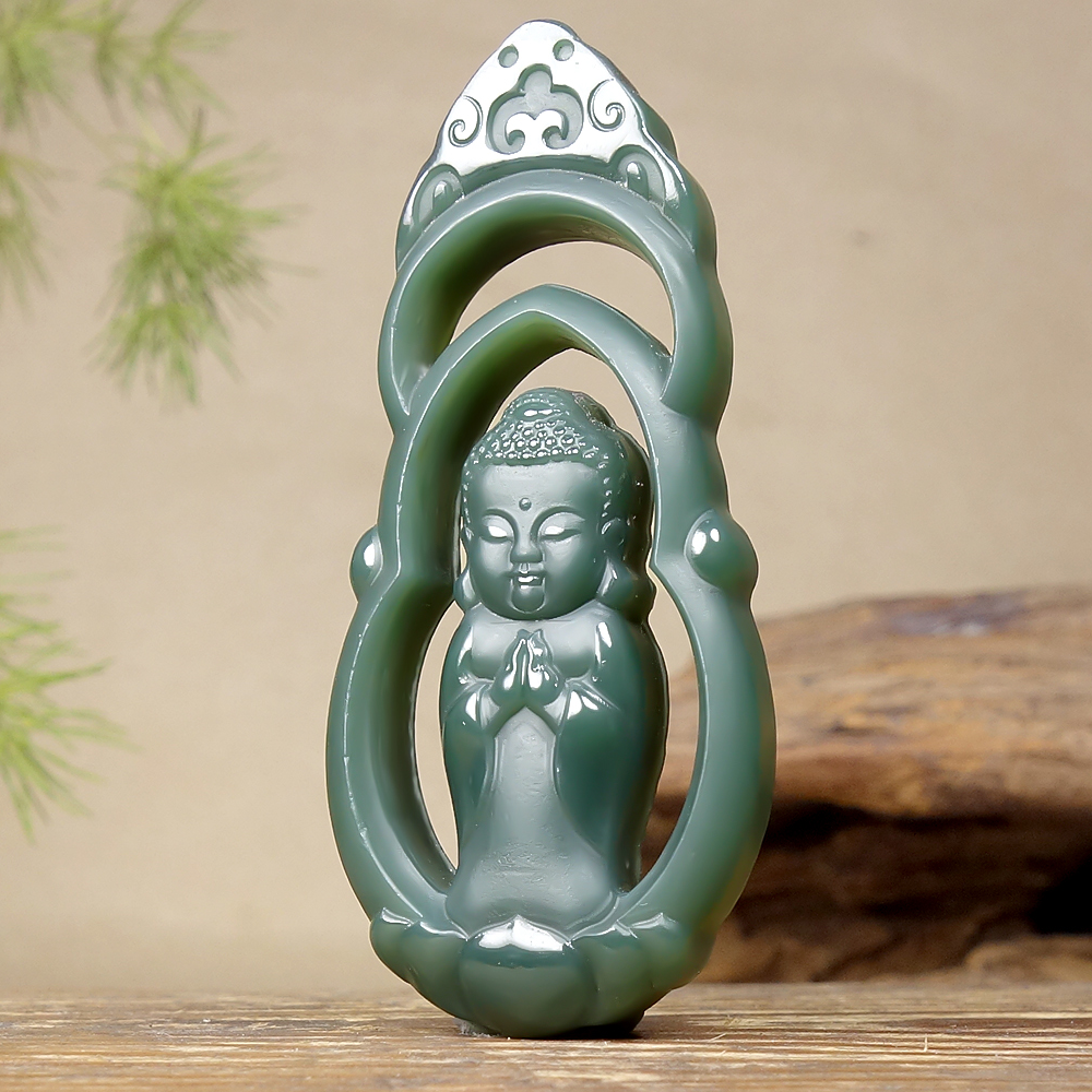 JF2167玉石珠宝精选和田玉吊坠