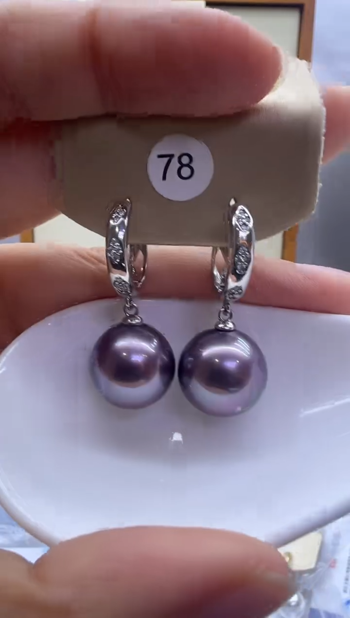 未镶嵌耳饰淡水珍珠78