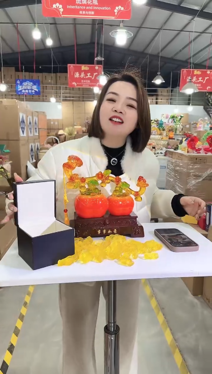 【闪购商品】玻璃于清花器J-早43
