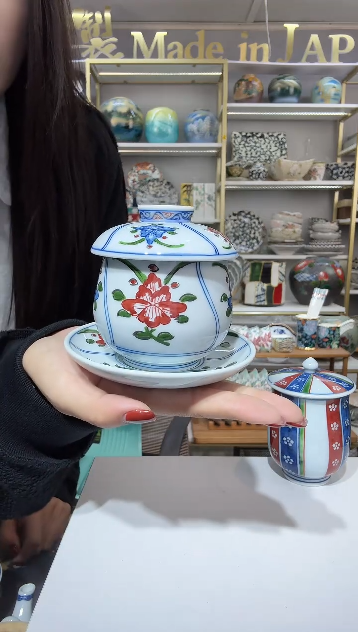 陶瓷茶杯带碟一只装088219