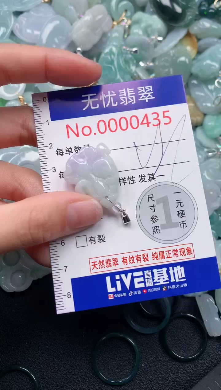 吊坠(不含链)未镶嵌翡翠435