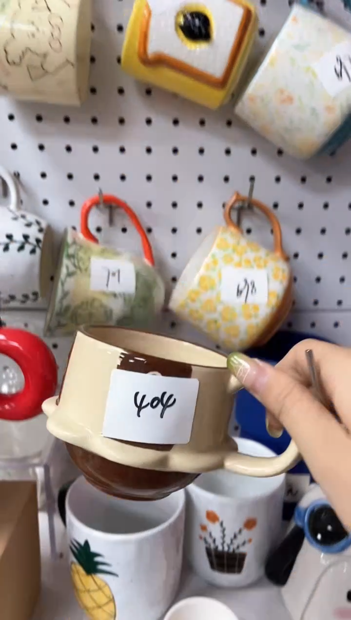 搪瓷404 杯子 小花  瑕疵