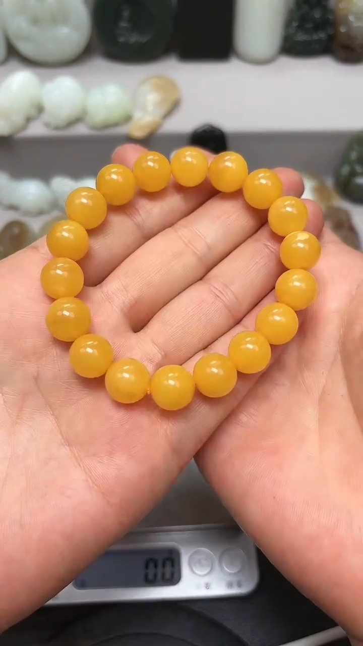 【闪购商品】蜜蜡裸石未镶嵌手串