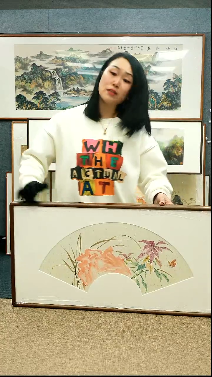 【闪购商品】国画42*82本土老师花鸟