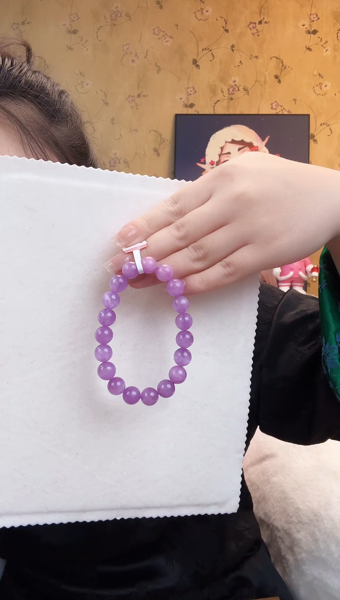 【闪购商品】锂辉石手串未镶嵌紫锂辉手串约10M