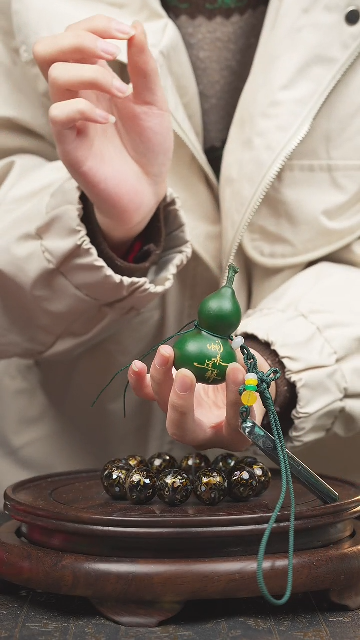 【闪购商品】1417号大漆酒葫芦 择优发