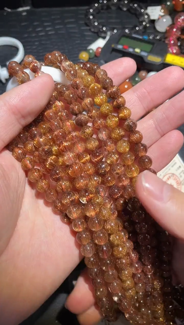【闪购商品】水晶手链未镶嵌单圈铜发晶A7（多样性发其一）