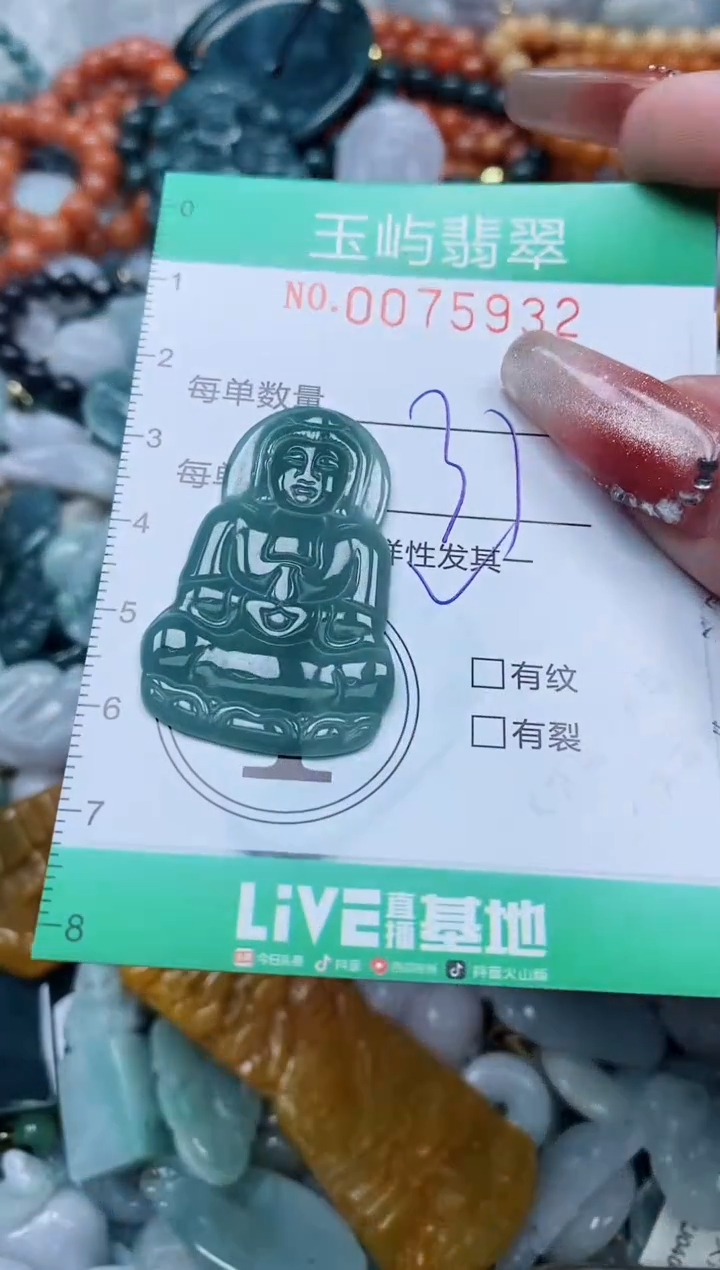 【闪购商品】翡翠颈饰未镶嵌闪购0075932