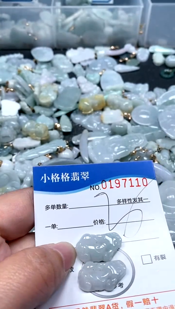 【闪购商品】翡翠颈饰未镶嵌闪购商品0197110