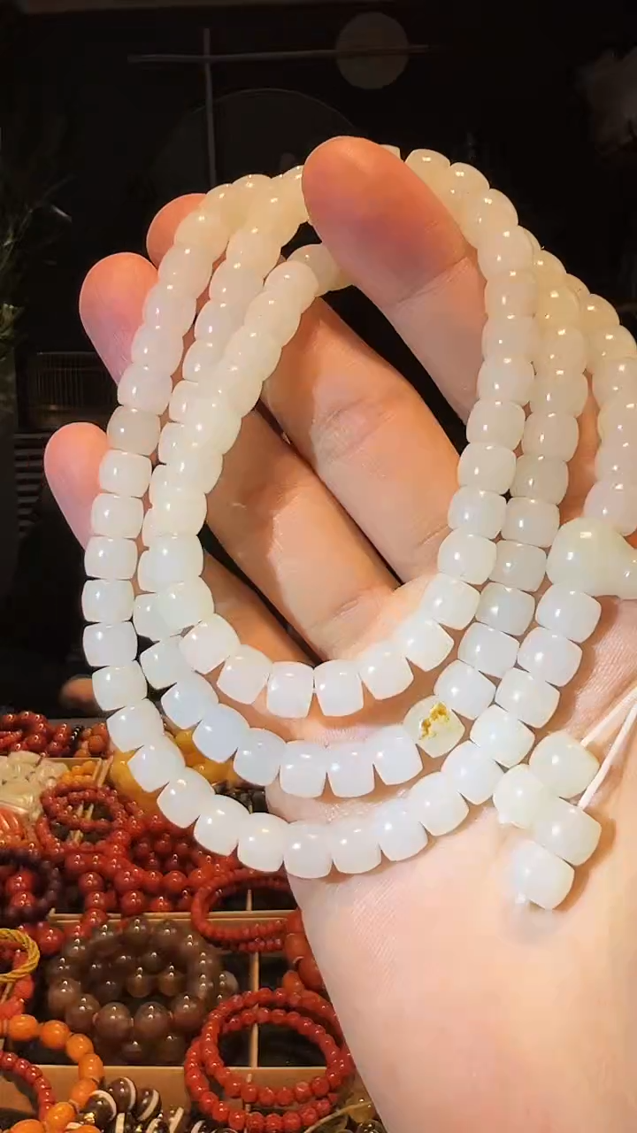 【闪购商品】和田玉手串未镶嵌8+108挂皮