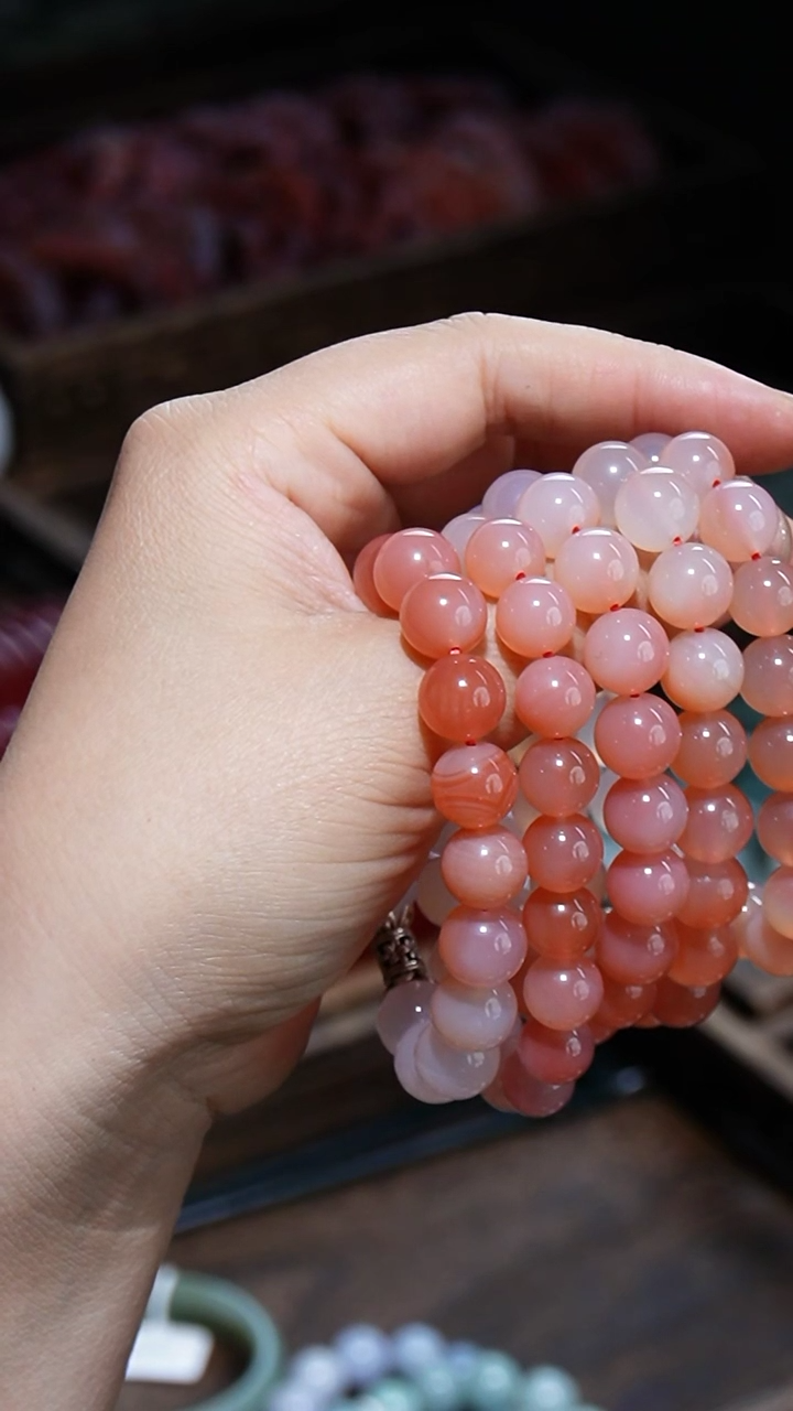 【闪购商品】玛瑙/玉髓手串未镶嵌0002发一件