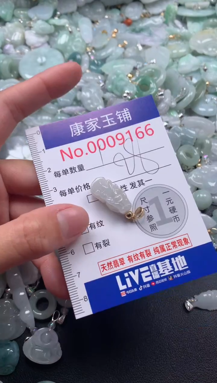 颈饰未镶嵌翡翠9166