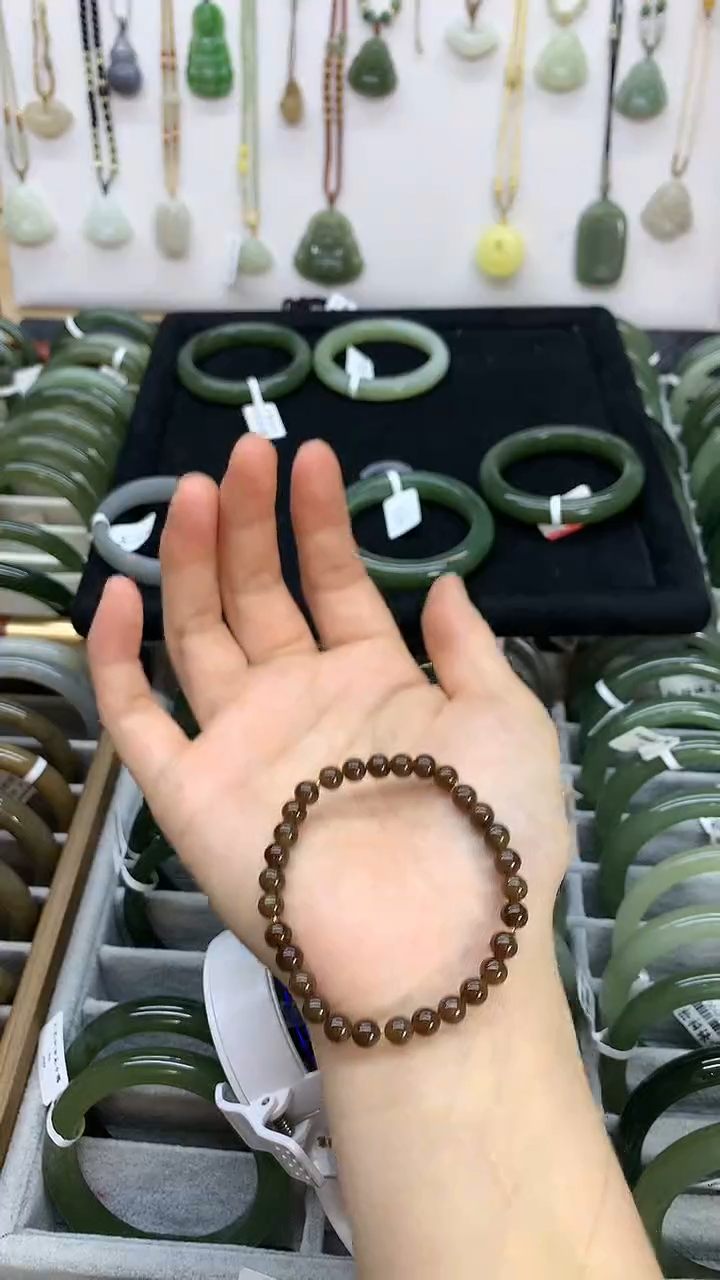 未镶嵌手链和田玉（糖玉）手串3
