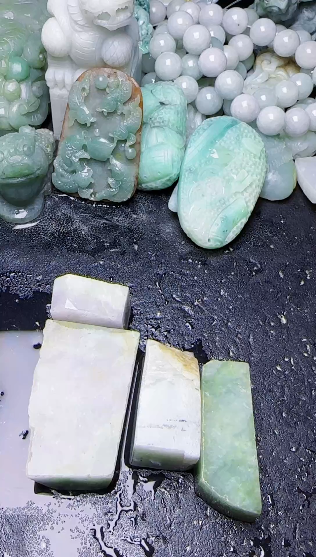 颈饰未镶嵌翡翠浅*韵036